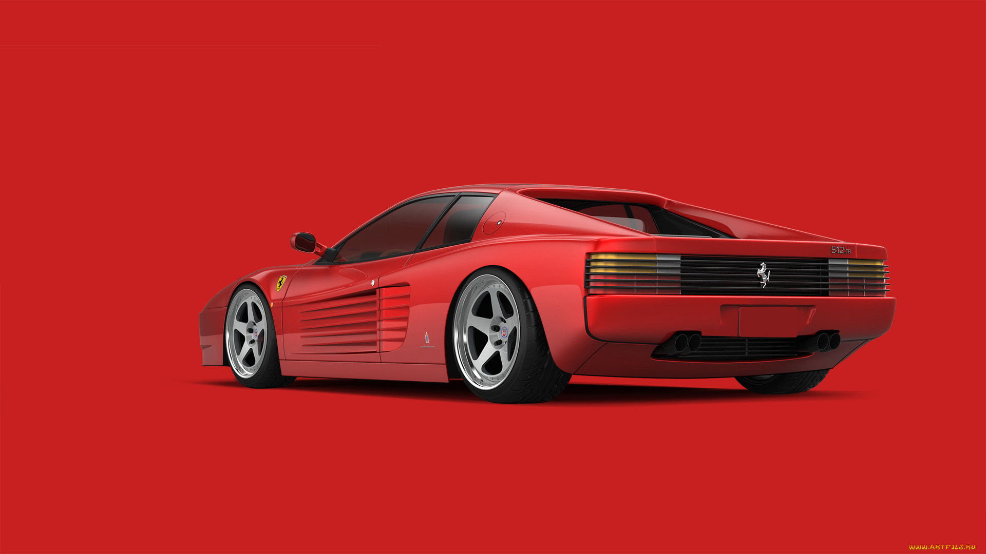 , 3, supercar, 512, tr, ferrari, red, testarossa